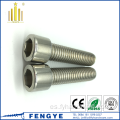 Muestra libre Tornillo de tapa de enchufe Allen de acero inoxidable de acero inoxidable